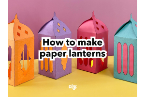 FREE Template - How to Make Paper Lanterns!