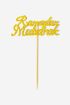 Ramadan Mubarak - Glitter Paper Cupcake Toppers (Pack of 12)
