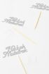 Nikkah Mubarak - Glitter Paper Cupcake Toppers (Pack of 12)