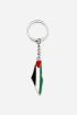 Palestine Flag Map Shape Keychain