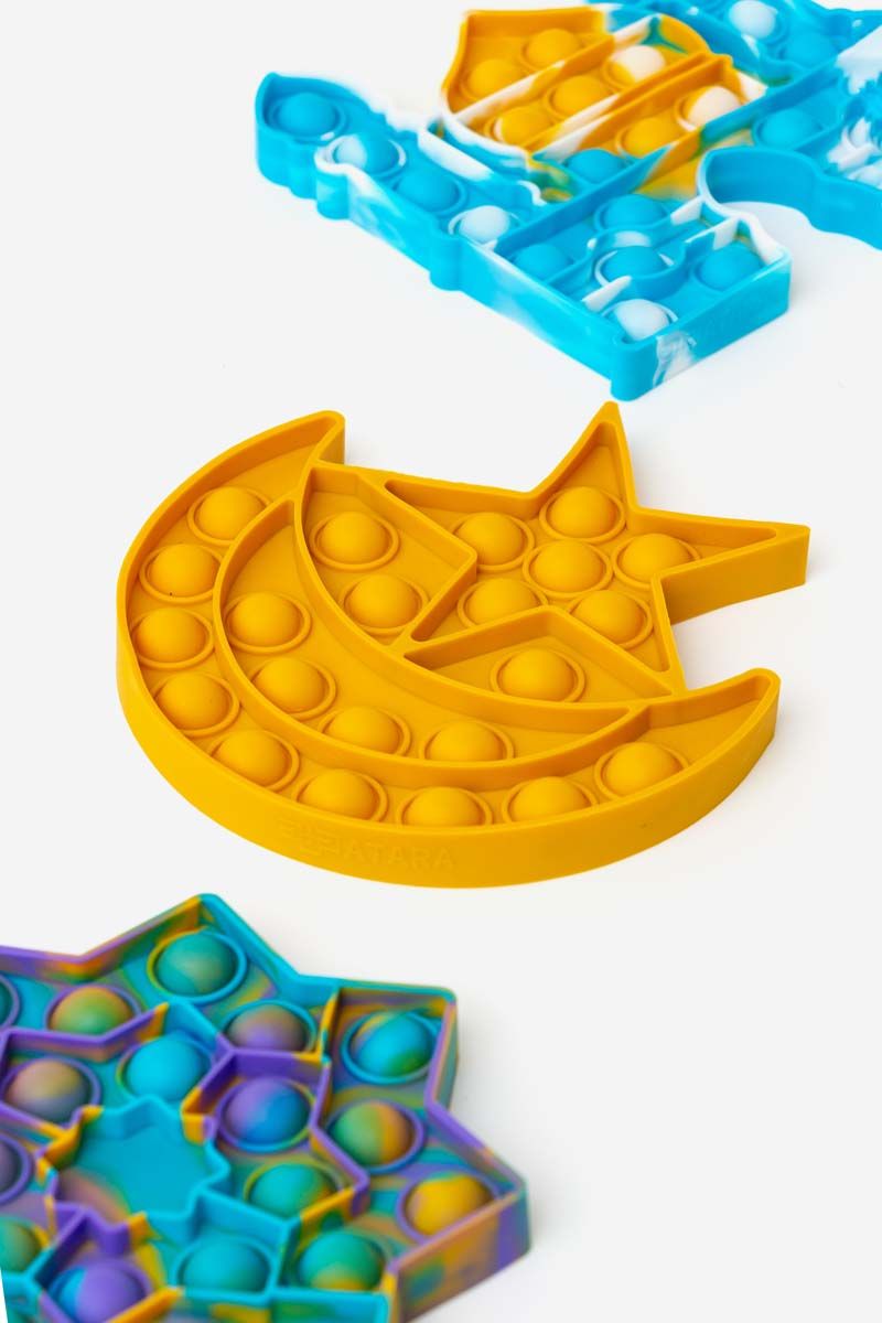 Poppets Fidget Toys Set – Moon, Star & Masjid