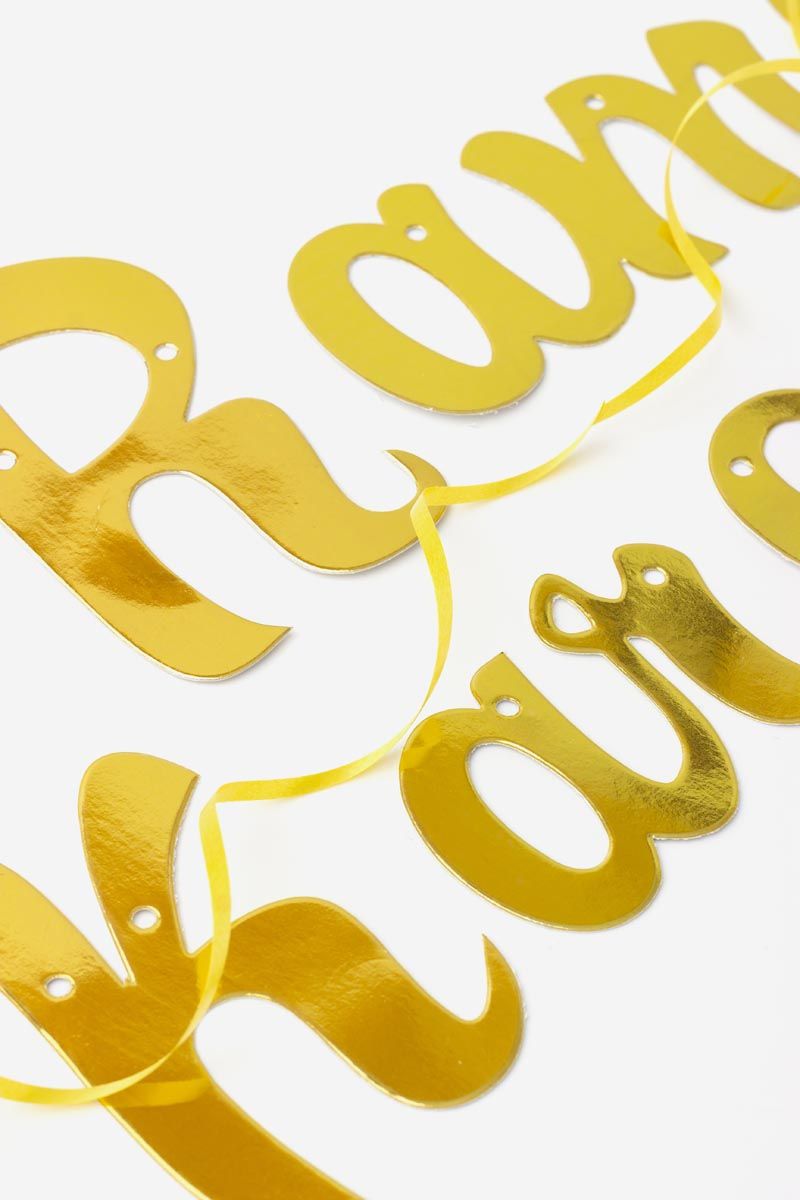 Ramadan Kareem - Gold Paper Bunting