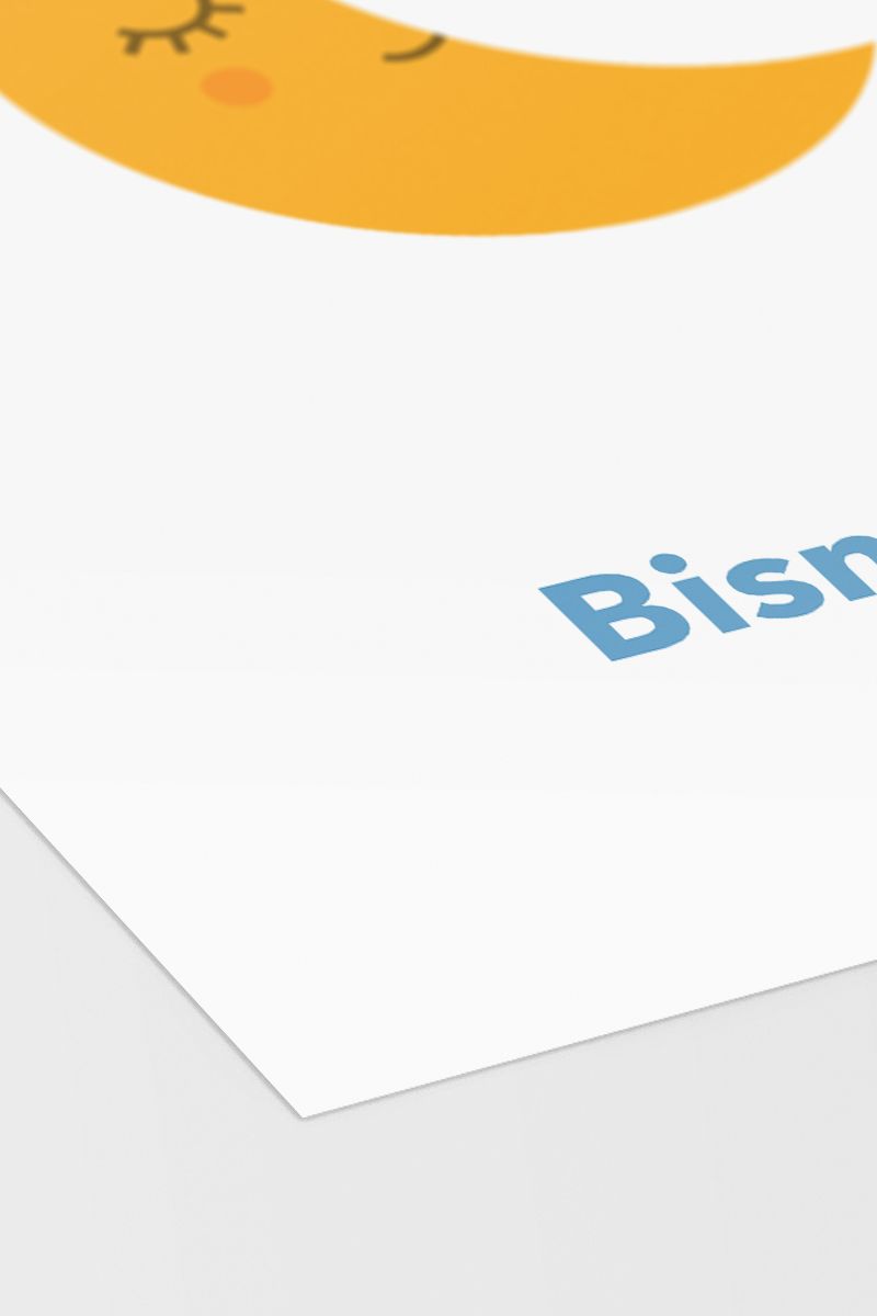 Bismillah Moon Poster