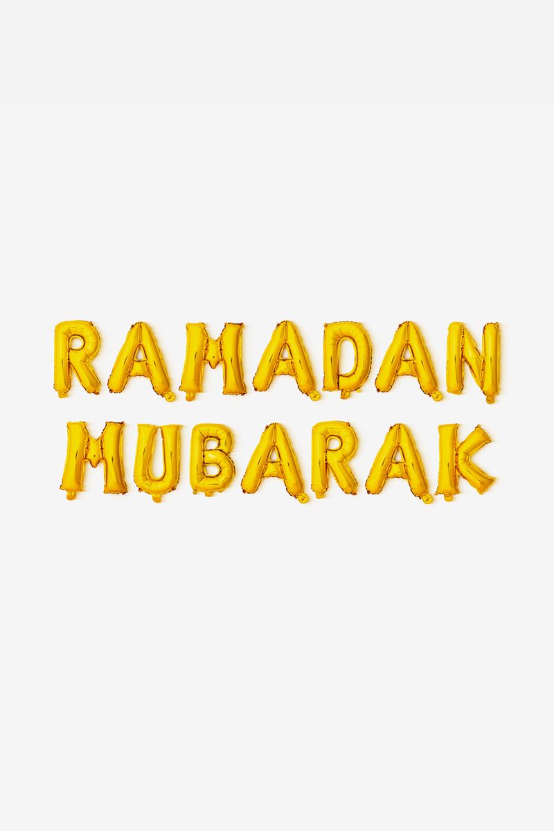 Ramadan Mubarak - 16" Foil Balloons