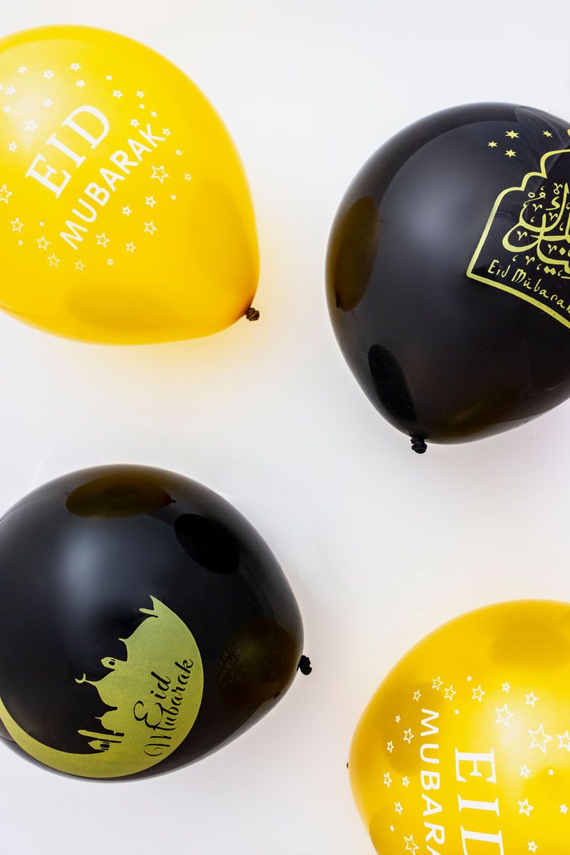 Eid Mubarak Balloons (Pack of 10)