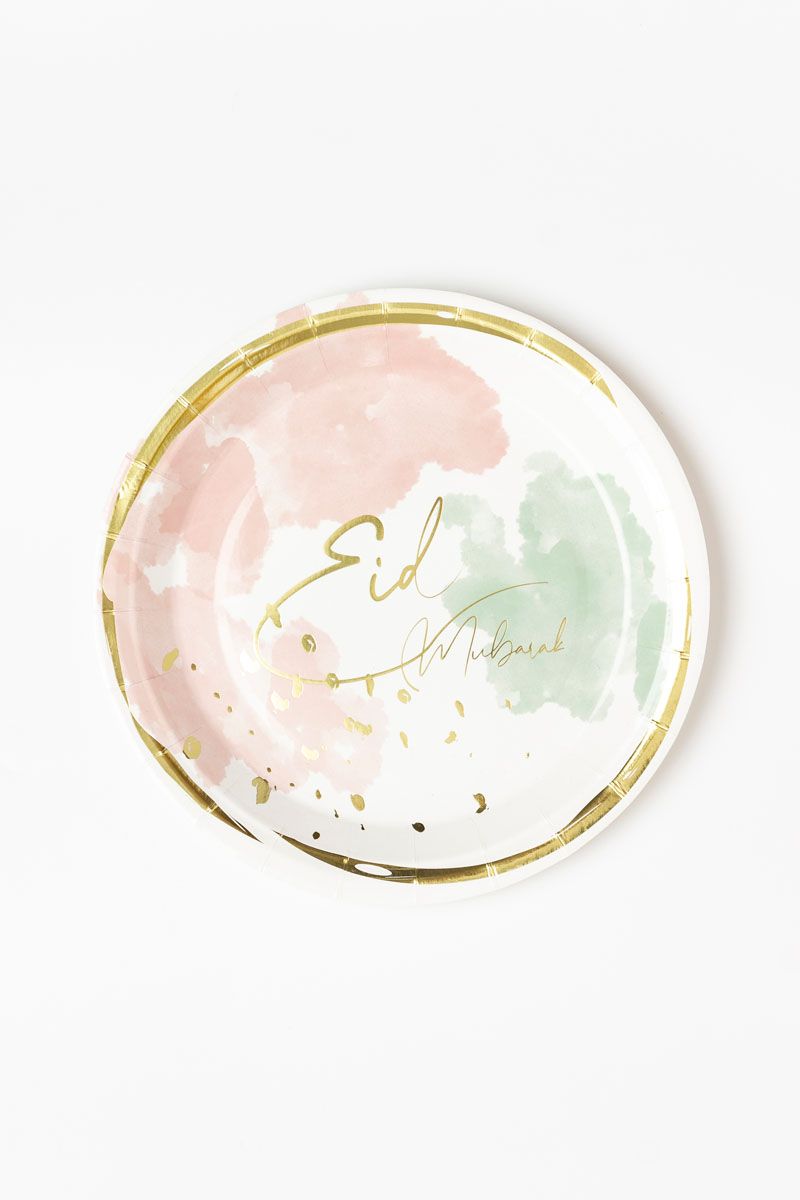 Eid Mubarak - 9" Paper Plates (Pack of 10)
