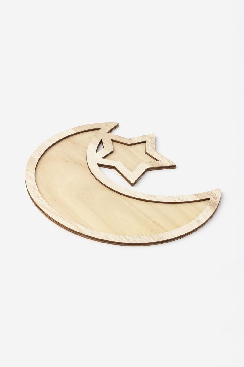 Moon & Star - Wooden Serving Tray