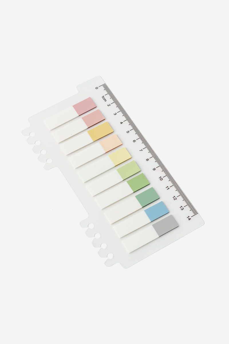 200 Sheets Notes Tab with Ruler