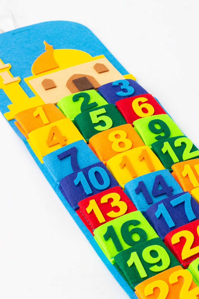 Eid Countdown Calendar with Pockets