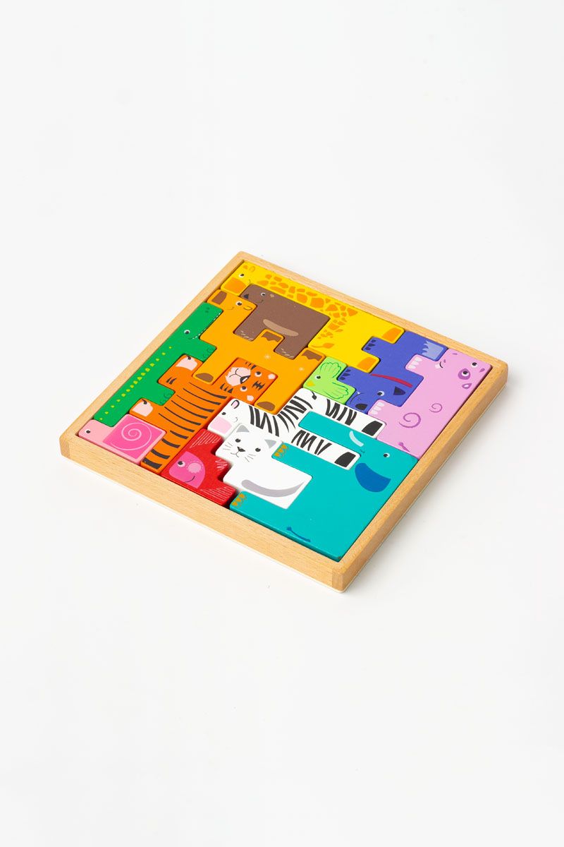 Wooden Animals - Stacking Blocks