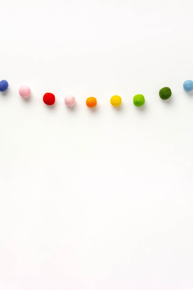 Felt balls Garland