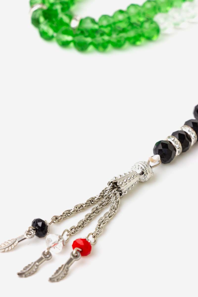 Palestine Crystal Tasbih