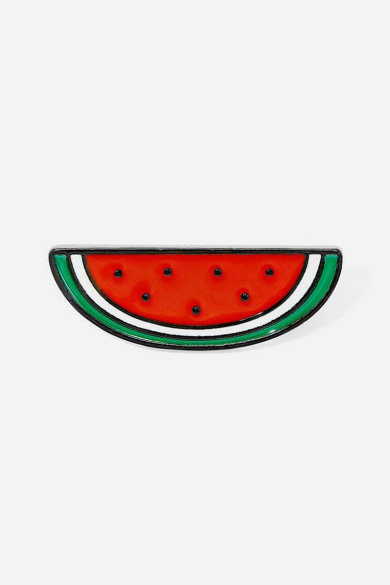 Palestine Watermelon-Shaped Badge Pin