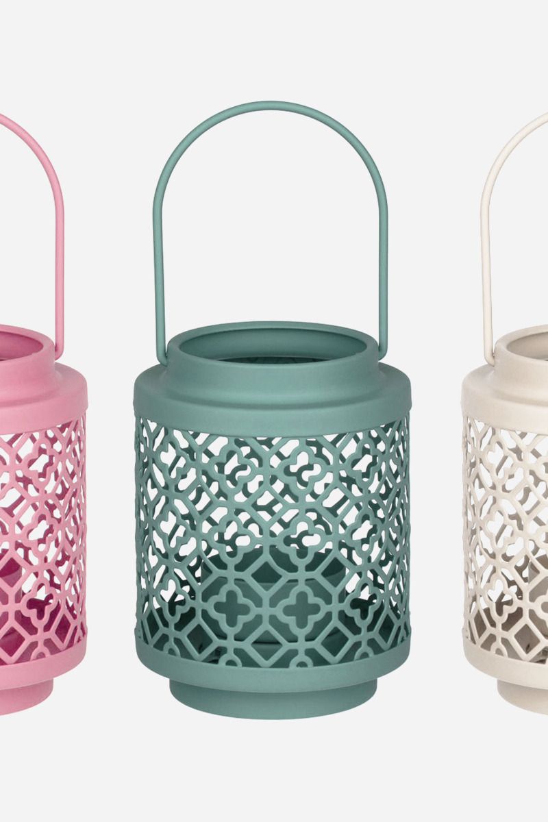  Iron Tealight Candle Holder Lantern  