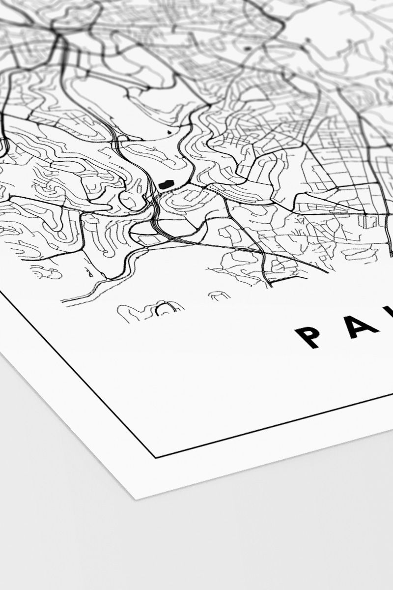 Map of Palestine Poster