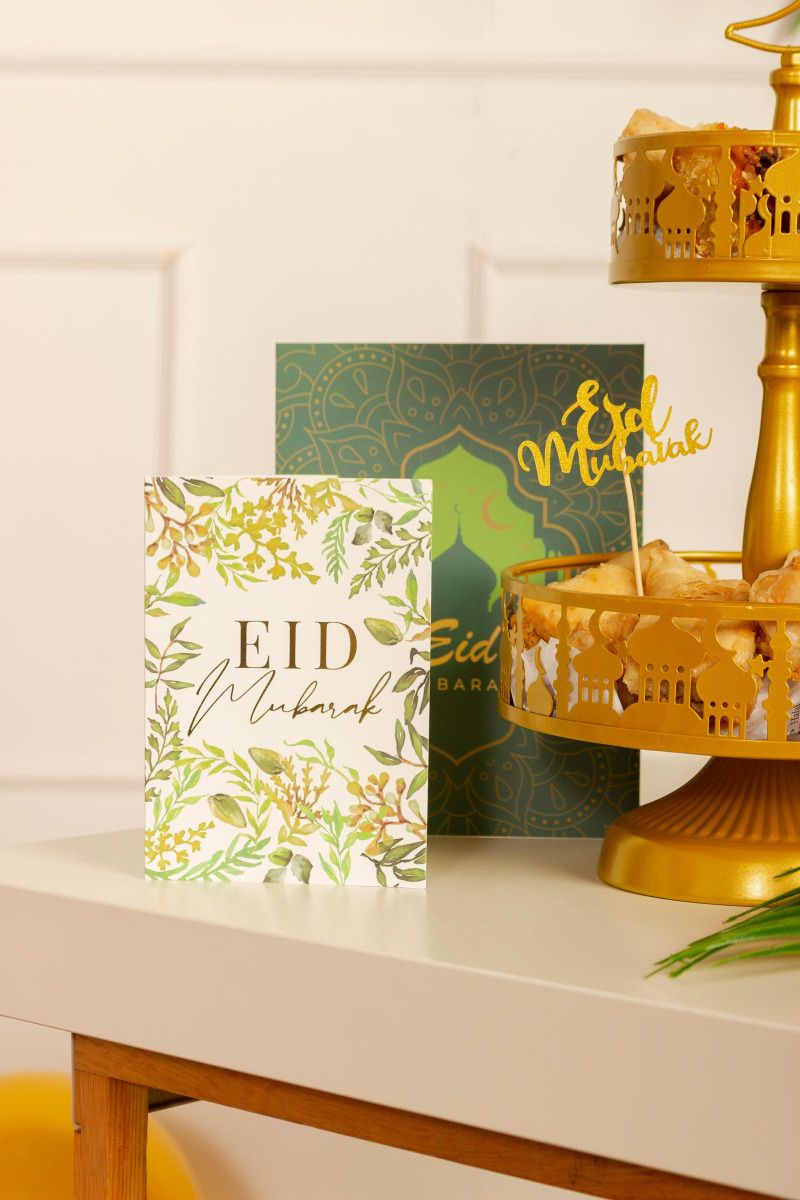 Eid Mubarak Greeting Cards (Pack of 5)